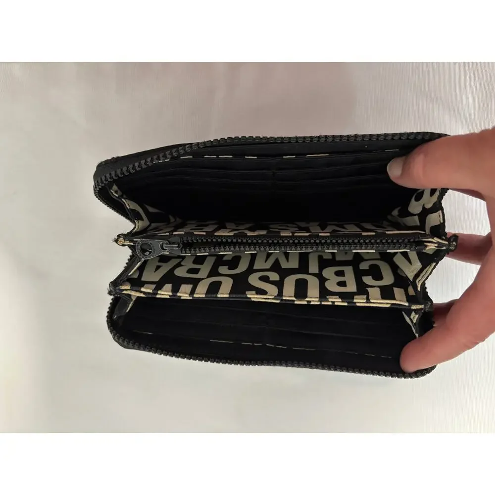 Marc Jacobs Standard Supply Workwear Condtinental Wallet Black Quilted Nylon